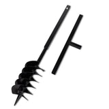 Ground Drill with Handle 150 mm with Extension Tube 13 m Steel 270529