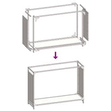 Firewood Rack Anthracite 90x28x65 cm Cold-rolled steel 864205