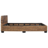Bed Frame without Mattress Natural Rattan 140x200 cm 283094