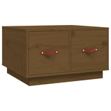Coffee Table Honey Brown 60x53x35 cm Solid Wood Pine 820969