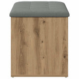 Storage Bench Artisan Oak 82x42x45 cm Engineered Wood 857618