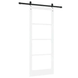 Sliding Door Manual ORKDAL White 86 x 211 cm Wood and metal 3332454