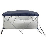 4-bow Bimini Top with Mesh Sidewalls 243xx137 cm 94855