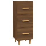 Sideboard Brown Oak 34.5x34x90 cm Engineered Wood 817410