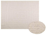 Rug ZIZUR Cream 200x200 cm Jute Look Indoor and Outdoor 4010367