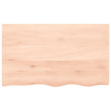Table Top 100x60x cm Untreated Solid Wood Oak 3156306