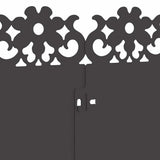 Lawn Edgings 30 pcs Black 103 x 0.05 x 22 cm Steel 874767