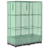 Raised Bed with Greenhouse Cover Rattan Look 80x40x123 cm 4015838