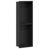 Shower Niche Black 60 x 20 x 9.5 cm Stainless Steel 42012663