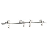 Sliding Door Hardware Kit 183 cm Stainless Steel Silver 3295761