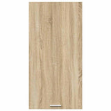 Hanging Cabinet Sonoma Oak and White 50 x 31 x 100 cm 884348