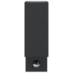 ZNTS Outdoor Wall Lights with Sensors 2pcs Black Die-cast Aluminium 4006309