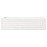 Garden Planter White 90x40x23 cm Solid Wood Pine 847224