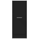 Apothecary Cabinet Black 30x41x77.5 cm Engineered Wood 855152