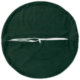 Cushion with Pillow HEERLEN 6 pcs Dark Green Velvet 929668