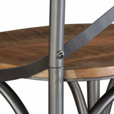 244593 Bar Stool Solid Mango Wood