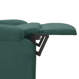 Recliner Chair Dark Green Fabric 342706