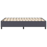 Platform Bed Frame Dark Grey 120 x 200 cm Fabric 3337403