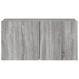 TV Cabinet Wall-mounted Grey Sonoma 80x30x41 cm 836962