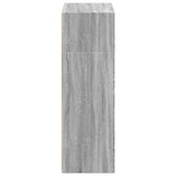 Highboard Grey Sonoma 70x41x124 cm Engineered Wood 846409