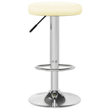 Bar Stools 2 pcs Cream Faux Leather 333101