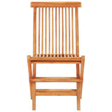 Outdoor Dining Set Natural Teak Solid Teak Wood 5 Piece Set 49003