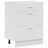 Kitchen Base Cabinet "Lyon" White Engineered Wood 854250