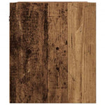 ZNTS Wall-mounted Bedside Cabinets 2 pcs Old Wood 38x34x40 cm 861262