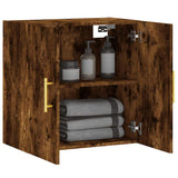 Wall Cabinet Smoked Oak 60x31x60 cm Engineered Wood 829953