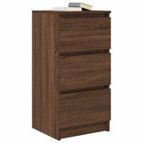 Sideboard Brown Oak 37.5x35x76 cm Engineered Wood 861730
