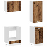 Kitchen Unit LYON 8 pcs Old Wood Engineered Wood 3438209