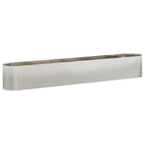 Raised Garden Bed Stainless Steel 280 x 40x 40 cm 8011702
