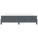 Box Spring Bed with Mattress Dark Grey 180 x 220 cm Fabric 3398804