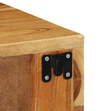 Wall-mounted Bedside Cabinet Solid Wood Acacia 4017454
