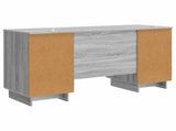 Desk Grey Sonoma Engineered Wood 142.5 x 50 x 75 cm 3414573