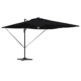 Roma Parasol Black 286 x 284 x 270 cm Aluminium and Polyester 42003355