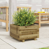 Garden Planter 40x40x26.5 cm Impregnated Wood Pine 847292