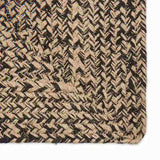 Area Rugs Natural and Black 300 x 300 cm Jute 42010507