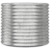 Garden Planter Galvanised Steel 80x80x68 cm Silver 318862