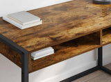 Desk Smoke Oak Engineered Wood 100 x 50 x 75 cm 886476