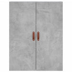 Highboard Concrete Grey 69.5x34x180 cm Engineered Wood 3195655