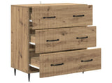 Drawer Cabinet Artisan Oak 66 x 34.5 x 89.5 cm Engineered Wood 894844