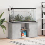 Aquarium Stand Concrete Grey 121x41x58 cm Engineered Wood 833619