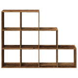 Room Divider Bookcase 3-Tier Old Wood 137.5x29x103.5 cm Engineered Wood 857983