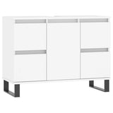 Bathroom Cabinet White 80x33x60 cm Engineered Wood 831660