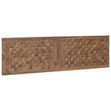 Bed Headboard Natural Solid Teak Wood 42024569