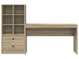 Desk with Drawer with Shelf with Storage 2 pcs Sonoma Oak 3337331