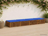 4-Piece Seat Cushions SOEST 4 pcs 100% Polyester Royal Blue 944792