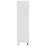 Oven Cabinets 2 pcs Kalmar Gloss White Engineered Wood 3315033