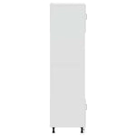 Oven Cabinets 2 pcs Lucca Gloss White Engineered Wood 3315043